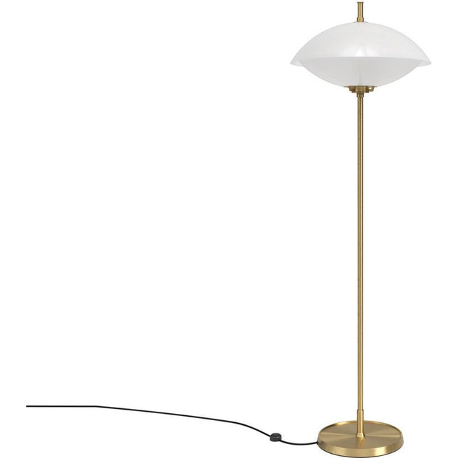 Photo of Clam Floor Lamp 128 Cm Opal-brass