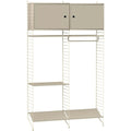 Thumbnail photo of String Golvgavel 200, Beige, 2-pack - Hyllsystem - Nils Strinning - Beige - Metall