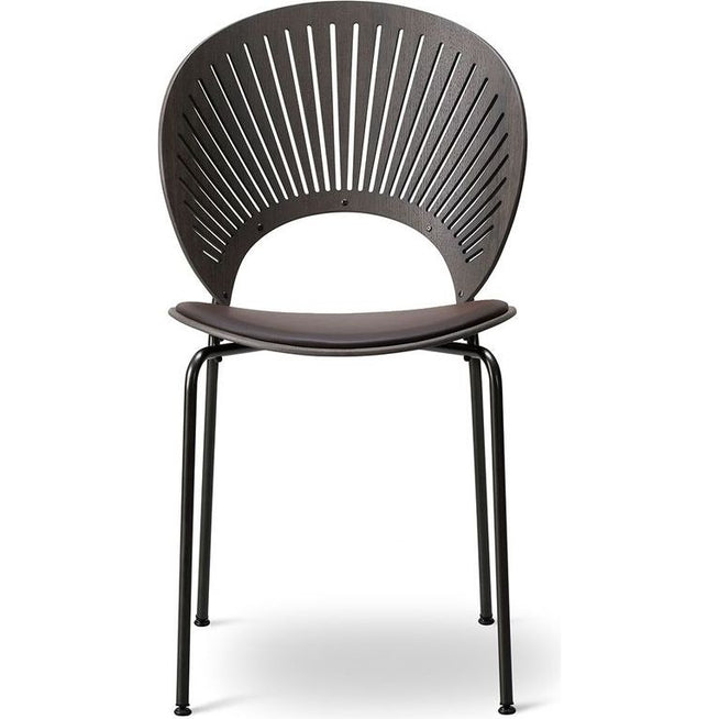 Photo of Trinidad Chair 3396 - Dining Chair - Primo 88 Black / Grey Stained Oak / Black - W48,5 X D57 X H85 X Sh46,5 Cm