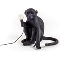 Thumbnail photo of Monkey Lamp Sitter - Black