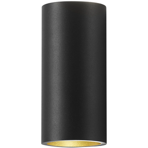 Photo of Zero W1, Black/gold, 2x4w Led, 3000k, Ip54 - Vägglampor - Ronni Gol - Guld,svart