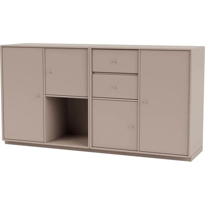 Photo of Couple Sideboard - Plinth H3 Cm - Mushroom - Beige - Mdf