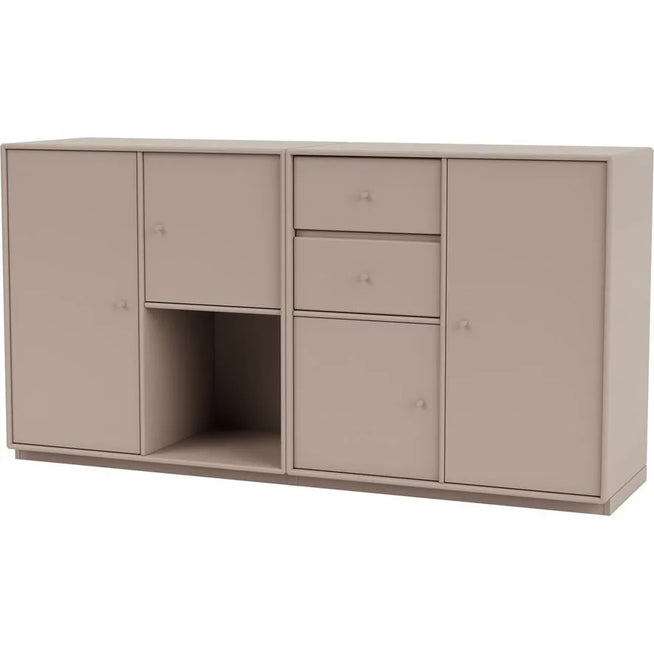 Photo of Couple Sideboard - Plinth H3 Cm - Mushroom - Beige - Mdf