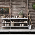 Thumbnail photo of String Metal Shelf, High Edge 58x30, Galvanized - Shelving - Nils Strinning - Silver - Metal