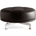 Thumbnail photo of Delphi Ottoman 4509 By Hannes Wettstein - Puf - Max 96 Cognac - Ø75 X H37 Cm