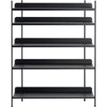Thumbnail photo of Compile Shelving System/configuration 3, Black - Shelving System - Cecilie Manz - Black - Metal