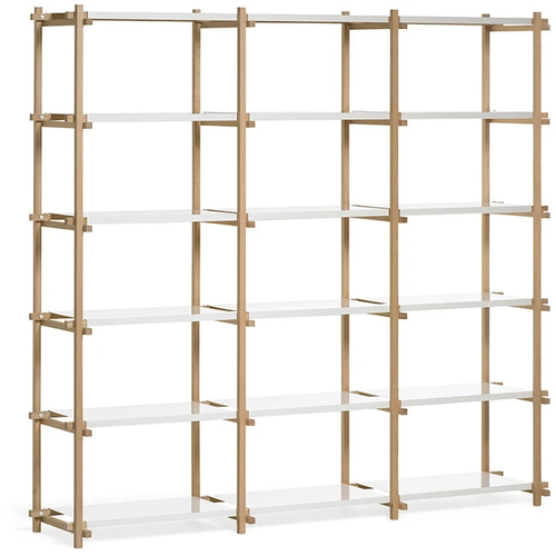 Photo of Woody Bookcase by Hay (High Incl. 18 Shelves)