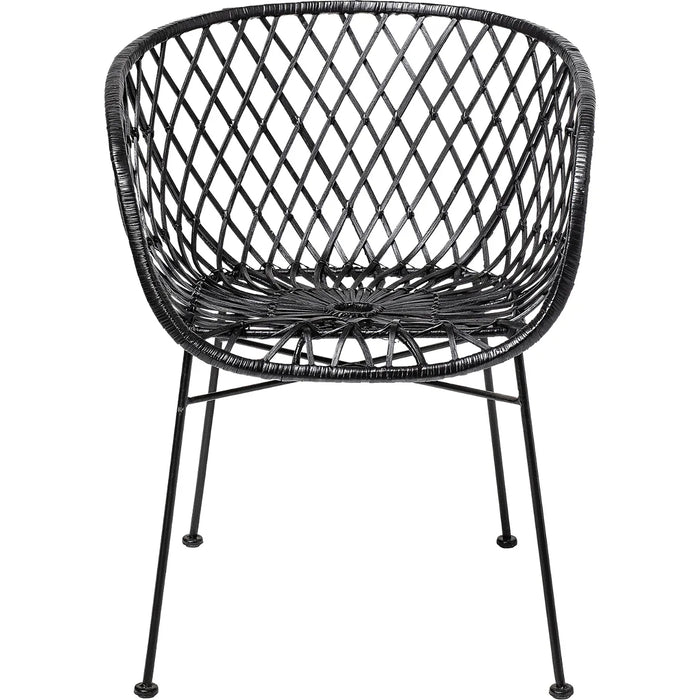 Photo of Lounge Chair Black Rattan