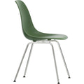 Eames Plastic Chair Dsx - 48 Forest - Chrome Base - Matstolar - Charles & Ray Eames - Grön - Metall/plast