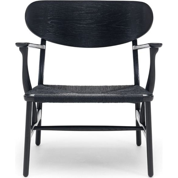 Photo of Ch22 lounge chair by Hans J. Wegner (black, oak - black painted)