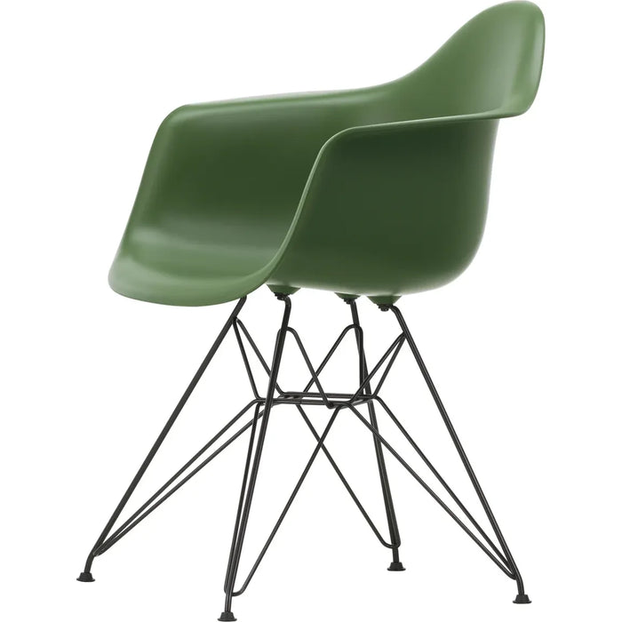 Eames Plastic Armchair Dar - 48 Forest - Basic Dark Base - Matstolar - Charles & Ray Eames - Grön - Metall/plast