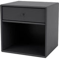 Thumbnail photo of Dream Nightstand, Suspension Rail - Anthracite - Bedside Table - Peter J. Lassen - Black