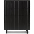 Thumbnail photo of Rib Dresser W. 4 Drawers Soft Black - Dressers - Simon Legald - Black - Wood