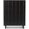 Thumbnail photo of Rib Dresser W. 4 Drawers Soft Black - Dressers - Simon Legald - Black - Wood