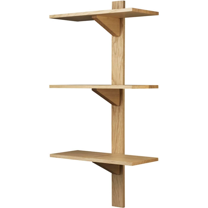 B100 Sorø Shelf 50x100 Cm Oak Nature Oiled