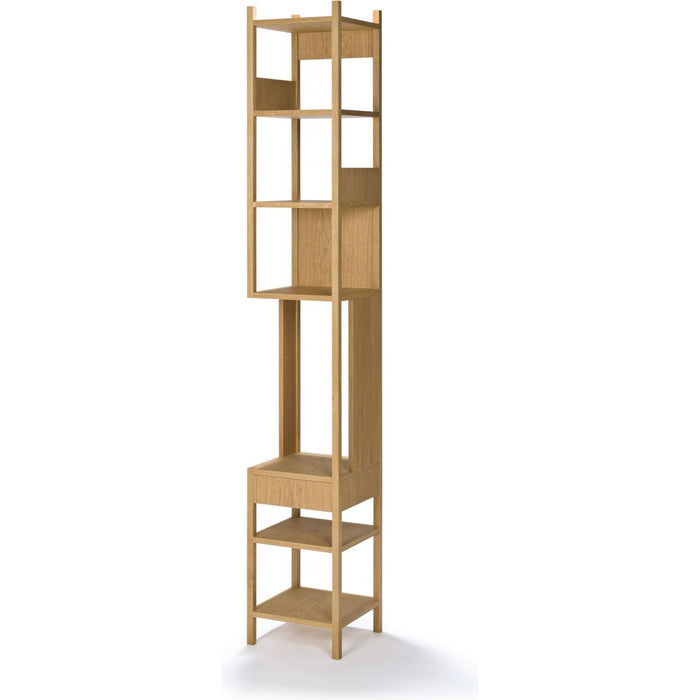 Photo of Lungangolo Left, Oiled Oak - Shelves - Achille Castiglioni - Wood Coloured - Wood