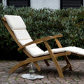 Thumbnail photo of Barriere Deck Chair Cushion Outdoor Textile/Charcoal - Cushions