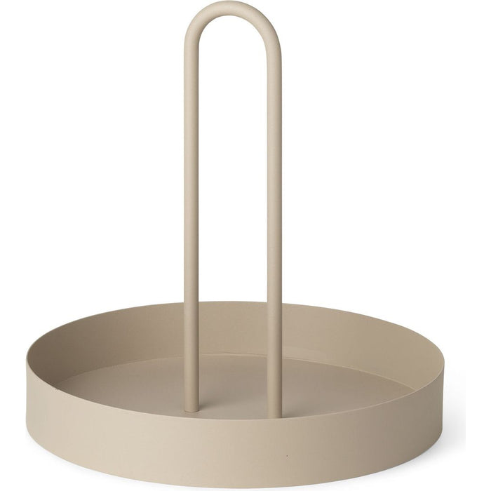 Photo of Grab Tray - Tray - Cashmere - Ø28 x H28.7 cm