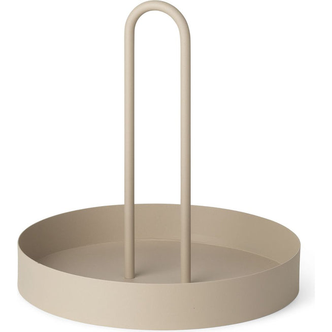 Photo of Grab Tray - Tray - Cashmere - Ø28 x H28.7 cm
