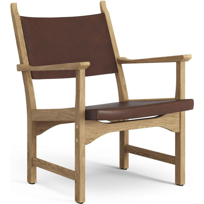 Photo of Caryngo Arm Chair Oiled Oak-leather