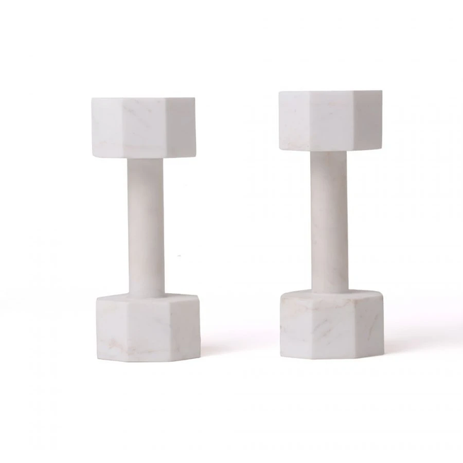 Photo of Lvdis Marble Decoration Dumbbell Set