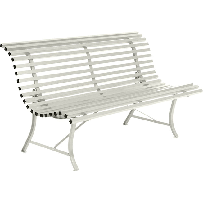 Photo of Louisiane Bench 150 cm, Clay Grey - Garden Benches - Green, Grey - Metal