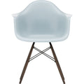 Eames Plastic Armchair Daw - 23 Ice Grey - Dark Maple - Matstolar - Charles & Ray Eames - Grå - Metall/trä/plast