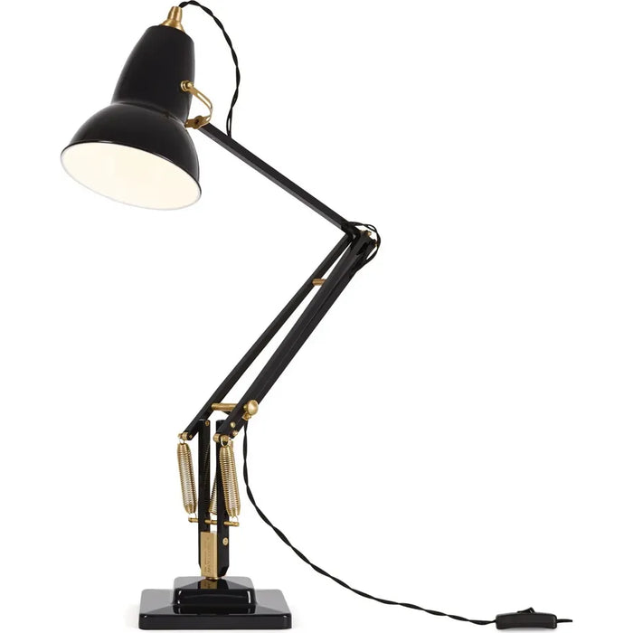Photo of Original 1227 Brass Desk Lamp Jet Black - Table Lamps - George Carwardine - Black