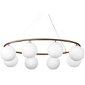 Thumbnail photo of Miira 8 Oval Chandelier Dark