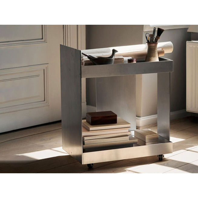 Photo of Lager Trolley - Sidebord - Lager Trolley - Aluminium - W60 X D38 X H70.5 Cm