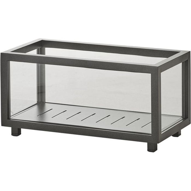 Photo of Lightbox - Lantern - Lava grey - Large - W: 46 x D: 23 x H: 22 cm Large