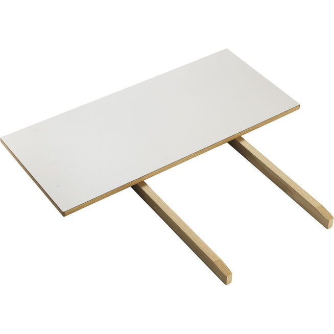 Photo of C35 Table Extension Leaf 95x45 Cm Light Grey-oak Nature Lacquered