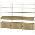 Thumbnail photo of String Golvgavel 200, Beige, 2-pack - Hyllsystem - Nils Strinning - Beige - Metall