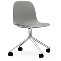 Form Chair Swivel 4W - Aluminium