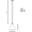 No. 322XL Ceiling Lamp - Lampe Gras