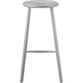 Thumbnail photo of J27b Bar stool Børge Mogensen H: 75 cm - Grey