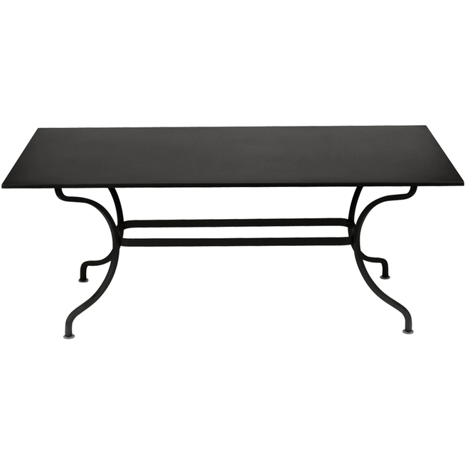 Photo of Romane Table 180 X 100 Cm, Liquorice - Matbord Utomhus - Svart - Metall