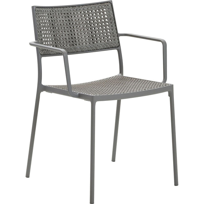 Photo of Less Stol M. Armlæn - Havestol - Aluminium/french Weave