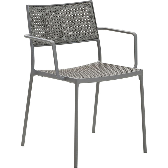 Photo of Less Stol M. Armlæn - Havestol - Aluminium/french Weave