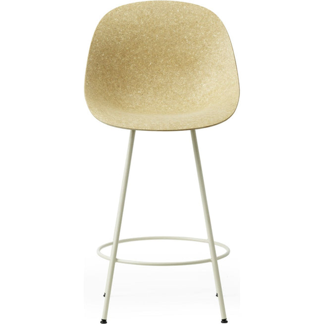 Photo of Mat Bar Chair 65 Cm Steel - Barstol - Hemp / Cream Steel - H101 X W51,6 X D55 X Sh65 Cm