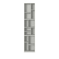 Thumbnail photo of Loom Slim Bookcase, Plinth H7 Cm - Nordic - Bokhyllor - Peter J. Lassen - Grå - Mdf