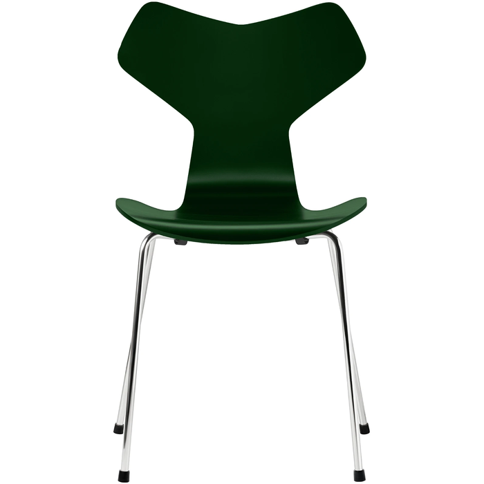 Photo of 3130 Grand Prix Chair | Lacquered | Chromed Steel Base
