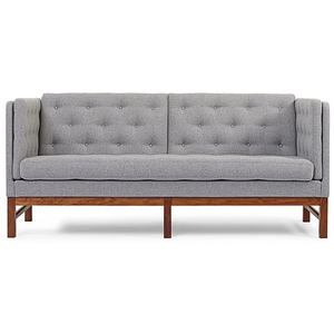 Photo of Ej315 Sofa 1542 By Erik Ole Jørgensen - 2 Personers Sofa - Foss 722 / Light Oiled Oak - W180 X D77 X H81 X Sh43 Cm
