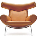 Thumbnail photo of Wegner Ox Chair 1000 By Hans J. Wegner - Lænestol - Primo 75 Cognac - W99 X D99 X H92 X Sh36 Cm