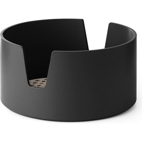 Photo of Salon Tray Ø24 - Tray - Black - H12 x Ø24 cm