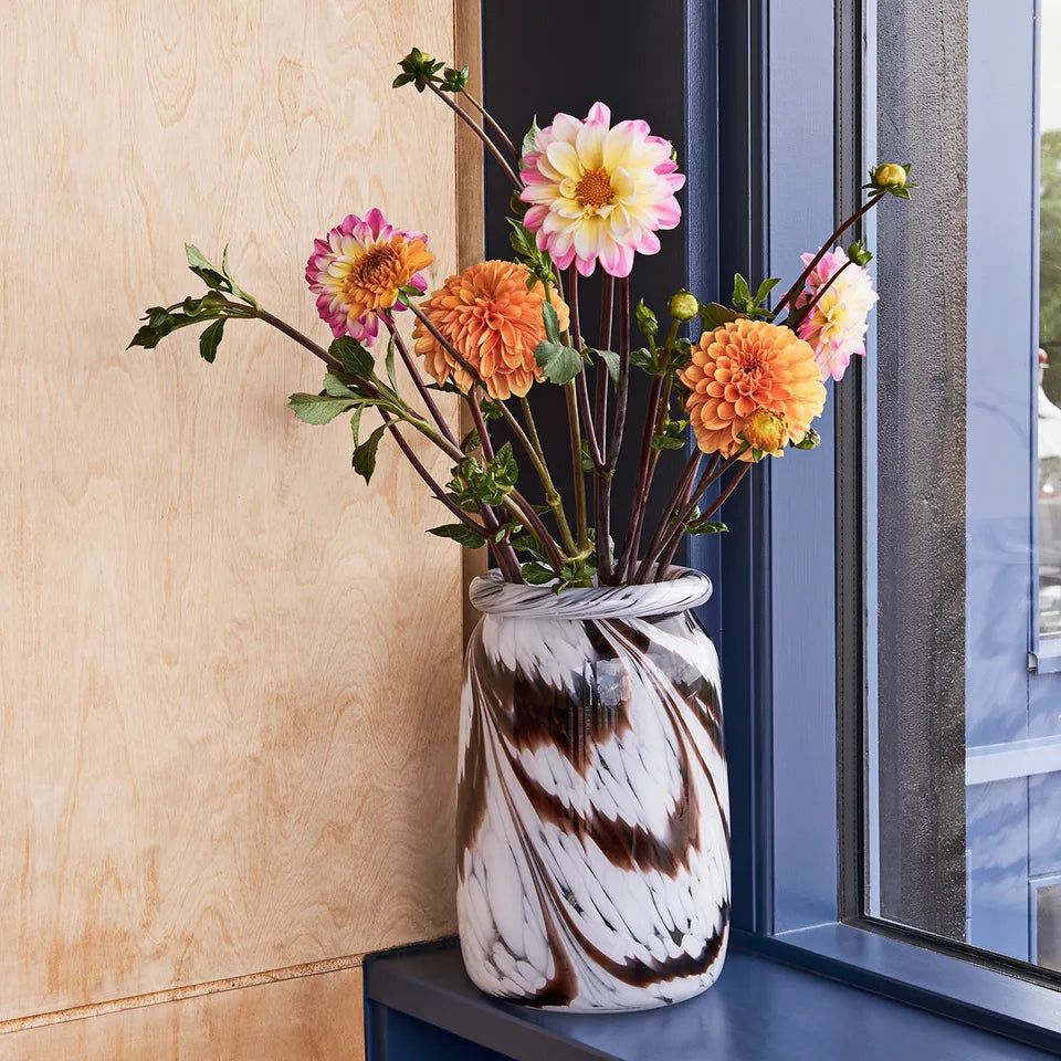 Splash Roll Neck Vase L