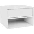 Thumbnail photo of Dash Nightstand, Suspension Rail - New White - Snowbird - Peter J. Lassen - Veet - MDF