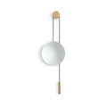 Rise & Shine Wall Mirror Natural Oak/Brass