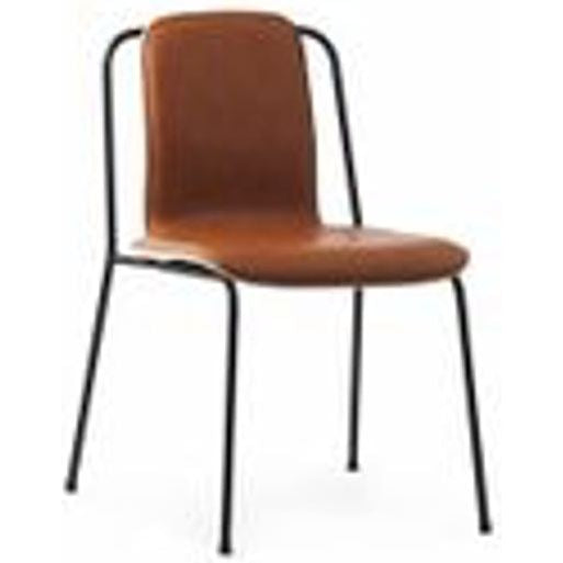 Photo of Studio Chair / Full Upholstery - Dining Chair - Ultra Leather - H81 X L60 X D57,5 X Sh44 Cm