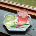 Thumbnail photo of Round Glass Spoon 2-pack Bright Yellow-brown